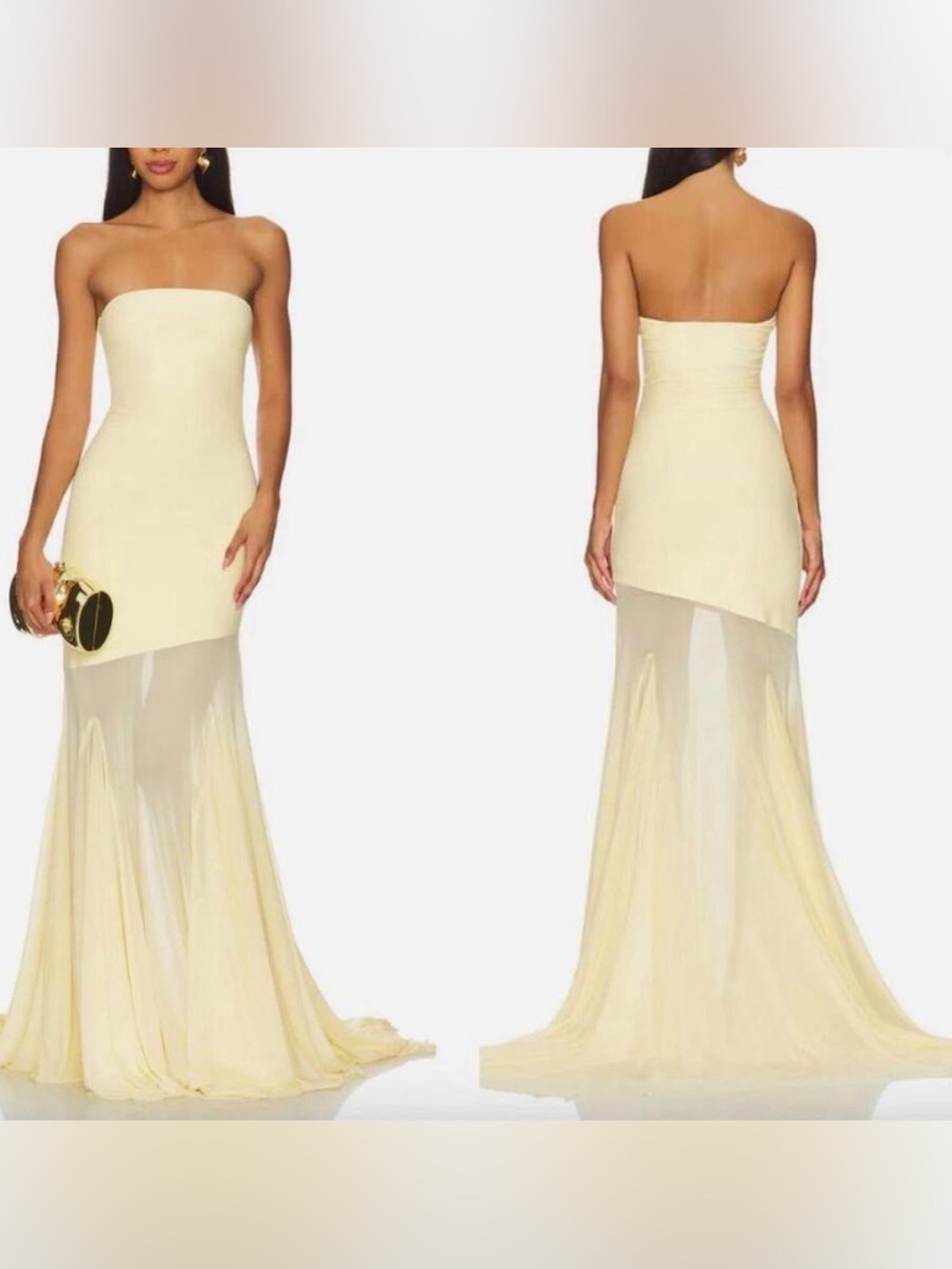 Deme by Gabriella Dahlia Gown x Revolve | Butter Yellow | Medium